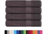 Vidaxl Asciugamani 4 Pz. Antracite 100X200 Cm 360 G/M² 100% Cotone