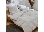 Set Di Biancheria Da Letto Blumtal 135X200 Grigio - 100% Cotone - 2 Copripiumini + 2 Federe 80X80Cm