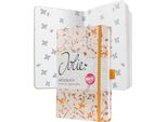 Taccuino Sigel Jolie "Bloom Yellow"" 174 Pagine 135 X 203 Mm Foderato"