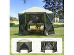 Tenda Da Giardino Pieghevole - Tenda Da Festa Pop-Up Per 6 Persone - 3,05X3,05X2,29M - Resistente Alle Intemperie E Facile Da Montare