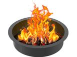 Pozzetto Per Il Fuoco Con Ciotola 1016 Mm - Pozzetto Per Il Fuoco Da Giardino In Metallo - Esperienza Di Falò Per Aree Esterne