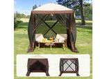 Tenda Da Giardino Pieghevole - Tenda Da Festa Pop-Up Per 4 Persone - 1,83X1,83X2,1 M - Tenda Da Campeggio Resistente Alle Intemperie - Ideale Per Feste Ed Eventi In Giardino