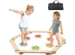 Trave D'equilibrio Per Bambini - Gioco Della Trave D'equilibrio - Set Di Tavole D'equilibrio - 6 Pezzi - Per Migliorare Le Capacità Motorie - Ideale Per Bambini E Genitori