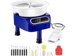 Tornio Per Ceramica - 350 W - 25 Cm - Blu - Con 3 Piedini Di Appoggio - Ideale Per Principianti E Professionisti