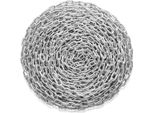 Catena Acciaio Al Carbonio - 7,3 Mm X 28 M - Catena Per Barriere - Catena A Maglie Durevoli - Catena Di Sicurezza Per Applicazioni Industriali E Fai Da Te