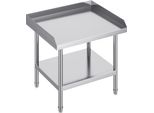 Tavolo Da Lavoro In Acciaio Inox - Tavolo Da Preparazione Per Uso Commerciale - 610X711X660Mm - Tavolo Da Lavoro Per Catering Di Alta Qualità - Robusto Tavolo Da Cucina