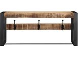 Vidaxl Appendiabiti 80X35X35 Cm Legno Massiccio Grezzo Mango