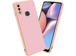 Cadorabo Custodia Protettiva Per Samsung Galaxy A10S / M01S In Rosa Custodia Del Telefono Cellulare Tpu Silicone Fotocamera Custodia Di Protezione Caso