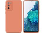 Cadorabo Cover Per Samsung Galaxy S20 Fe Cover Protettiva In Silicone Tpu Arancione Custodia Per Telefono Cellulare