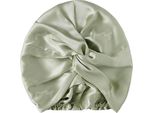 Inf Cuffia Da Notte In Seta Al 100% Per Donna, Cuffia Da Notte In Seta A Doppio Strato Verde Chiaro