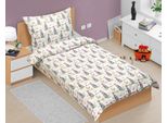 Biancheria Da Letto Junior In Cotone - Beige, Verde, Viola - 140X200, 70X90