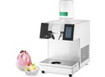 Macchina Del Ghiaccio Commerciale Per Fiocchi Di Neve - 230 Kg/24H - Rasoio Per Ghiaccio In Acciaio Inox Per La Ristorazione - Produttore Di Fiocchi Di Neve