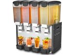 Distributore Commerciale Di Bevande - 10L X 4 - Distributori Automatici Di Succhi Di Frutta E Bevande Ghiacciate - Ideale Per Eventi E Catering