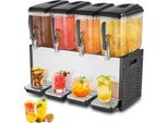 Distributore Commerciale Di Bevande - 4X12L - Distributore Di Succo Per Bevande Fredde - Distributore Di Bevande Ghiacciate - Ideale Per Eventi E Catering