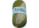 Filato Lady De Luxe Batik - 100G / 238 M - Verde,Beige