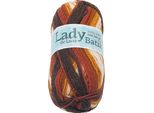 Filato Lady De Luxe Batik - 100G / 238 M - Rosso,Arancione,Marrone