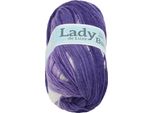 Filato Lady De Luxe Batik - 100G / 238 M - Bianco,Viola