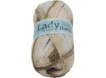 Filato Lady De Luxe Batik - 100G / 238 M - Bianco,Beige
