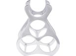 Vidaxl Portabottiglie Argento 23 X 14 X 28 Cm Alluminio