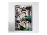Legno Foto Quadro Arte Fotografia 40X60Cm Parete Quadro Balcone Architettura Deco Monumento