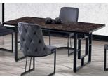 Lusso Tavolo Da Pranzo Nero Tavolo Sala Da Pranzo Metallo Oro Tavoli Tavoli Da Pranzo Mobili Moderni