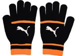 Puma - Guanti Da Donna Con Strisce - Guanti 1631 (M) (Nero/Arancione)