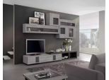 Parete Attrezzata Moderna Per Il Soggiorno Parete Attrezzata Moderna In Legno Grigio 295Cm