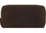 Bugatti Portafoglio Ladies Long Zip Wallet Brown Marrone