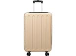 Vidaxl Valigia Con Serratura Champagne 43 X 27 X 66 Cm Plastica Abs