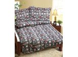 Biancheria Da Letto In Crepe - Rosso - 140X220, 70X90