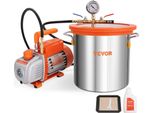 Pompa Multifunzione Pompa Per Vuoto Con Camera A Vuoto Da 11L Pompa Per Vuoto Da 100L/Min 150W Ac 220V/50Hz 1440Rpm 5Pa 250Ml Di Capacità D'olio Unità Per Vuoto Hvac Pompa Per Vuoto Di Raffreddamento