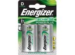 Energizer - Batterie Ricaricabili Nimh-D Da 2500 Mah - Confezione Da 2 Pz