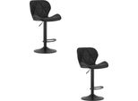 Hocker West - Ecopelle Nera / Base Nera X 2