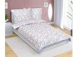 Biancheria Da Letto In Cotone - Grigio, Bianco, Blu, Salmone - 140X200, 70X90