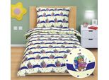 Biancheria Da Letto In Cotone Junior - Blu - 140X200, 70X90