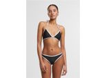 Urban Classics Set Bikini Da Donna Ladies Retro Triangle Bikini Nero/Bianco M