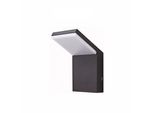 Applique A Led Da Parete IP54 9W Nero 2200K/2700K/3000K On/Off - Senza Sensore