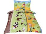 Biancheria Da Letto In Cotone Junior - Verde - 140X200, 70X90
