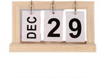 Inf Calendario Perpetuo Minimalista In Legno