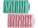 Stampo In Silicone Forchette Cucchiai Coltelli