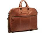 The Chesterfield Brand Pelle Borsa Da Viaggio Travelbag Josh Cognac Marrone