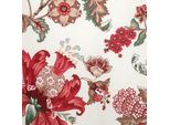 Tessuto - Ema - Larghezza 280 Cm - Rosso,Beige