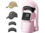 Termopressa Automatica Per Cappelli - Touchscreen Rosa - 2 Piastre Intercambiabili - Macchina Termopressa Per Cappelli