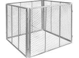 Composter In Metallo Acciaio Zincato Contenitore Per Compost Griglia Per Compost 80 X 80 X 70 Cm Griglia Da Giardino V2Aox