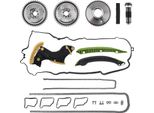 Set Catena Di Distribuzione+Regolatore+Tensionatore Stabil Per Mercedes M271 Cgi W204 S204