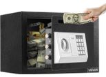 Vevor Cassaforte A Scomparsa Cassaforte A Scomparsa Da 0,6 Piedi Cubi Con Pratica Fessura Per L'inserimento Nella Parte Anteriore, Cassaforte A Scomparsa Con Tastiera E Manopola E 2 Tasti Per Contanti Ricevute Bancarie Fattura