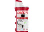 Loctite 55, Sigillante Per Filettature A Tenuta Rapida, Sigillante Per Filettature Di Tubi E Raccordi, Per Filettature In Metallo E Plastica, 1X160M
