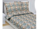 Biancheria Da Letto In Cotone - Grigio, Beige - 140X200, 70X90