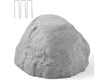 Roccia Di Copertura Vevor, Copertura In Pietra Artificiale Per Esterni, Roccia Da Giardino, Aspetto Realistico Della Pietra, Roccia Artificiale In Poliresina Per La Paesaggistica, La Decorazione Del Giardino, La Casa Del Trasformatore, Grigio, Misura S