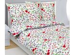 Biancheria Da Letto In Cotone - Rosso, Verde - 140X200, 70X90